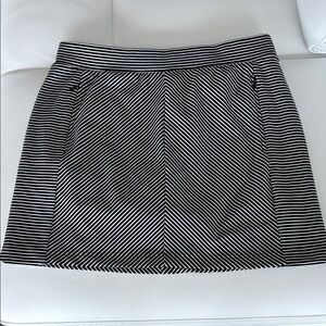 Talbots Black and White Striped Women's Skort